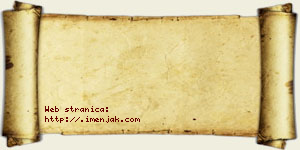 Kristina Jašin vizit kartica